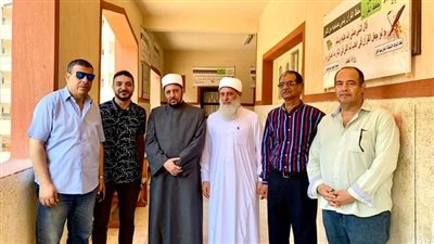 الوكيل الشرعي والثقافي للإسكندرية يتفقدان لجان امتحانات الثانوية الأزهرية 