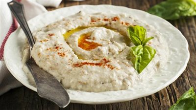 طريقة عمل بابا غنوج بالطحينة مثل الجاهز