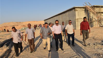 أبوزيد يتابع نسبة تنفيذ أعمال مشروعات حياة كريمة جنوب المنيا