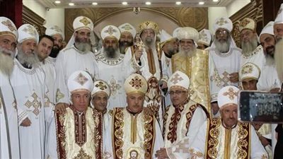 الأنبا ويصا يرسم ستة كهنة جدد بالبلينا