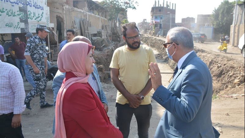 محافظ القليوبية خلال