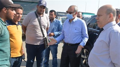 محافظ القليوبية يتابع أعمال رصف كوبري عرابي بحي غرب شبرا الخيمة|صور