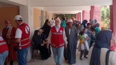 الكشف على 1082 مواطنا فى قافلة طبية مجانية بقرية سمهود بمركز أبوتشت 