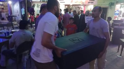 رفع الإشغالات من شارع الثلاثين ومستشفى الصدر بالجيزة | صور