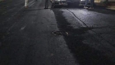 استكمال رصف وتطوير شارع عثمان محرم بالطالبية | صور