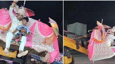  مهنته طغت عليه.. هندي يحتفل بزفافه بطريقة غريبة| فيديو