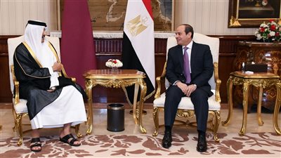 وزراء الخارجية والتخطيط والمالية ورئيس المخابرات يشاركون في المباحثات المصرية القطرية بالاتحادية