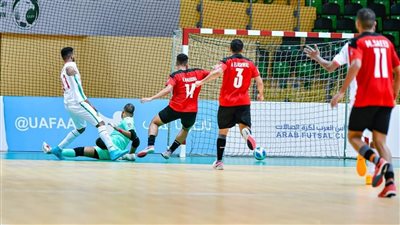 منتخب الصالات إلى نصف نهائي بطولة كأس العرب بعد فوز صعب على موريتانيا