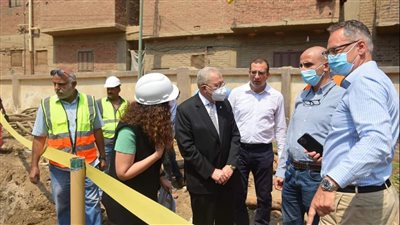 القليوبية تتابع أعمال تطوير محطة مياه جمجرة الجديدة ببنها