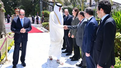 شاهد.. الرئيس السيسي يودع أمير قطر في ختام زيارته لمصر