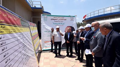 مدبولي يتفقد مشروعات مياه الشرب والصرف الصحي وتبطين الترع في نهطاي بالغربية 