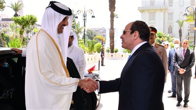 أمير قطر ورئيس فلسطين يهنئان السيسي بمناسبة الذكرى الـ 70 لثورة يوليو المجيدة