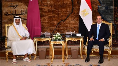 من الدوحة.. الرئيس السيسي يؤكد انفتاح مصر نحو تعميق العلاقات مع قطر على كافة الأصعدة.. ودفعها إلى آفاق أرحب في شتى المجالات السياسية والأمنية والاقتصادية والتجارية