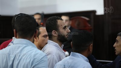 النيابة العامة تتلو أمر إحالة المتهم بقتل نيرة أشرف | فيديو وصور