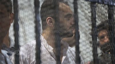 أول ظهور للمتهم بقتل نيرة أشرف داخل القفص | فيديو وصور