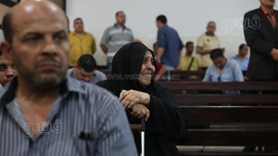 تفاصيل أول مواجهة بين والد نيرة أشرف والمتهم بقتلها 