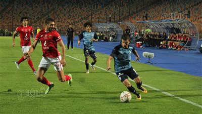 طاهر يتقدم بالهدف الأول للأهلي أمام بيراميدز  |صور
