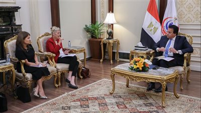 عبد الغفار يبحث مع ممثل صندوق الأمم المتحدة للسكان التعاون في القطاع الصحي