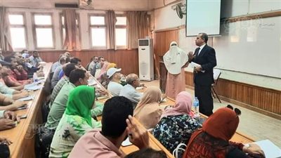 كلية التكنولوجيا والتعليم جامعة حلوان تستقبل الدفعة الخامسة من برنامج تأهيل المعلمين
