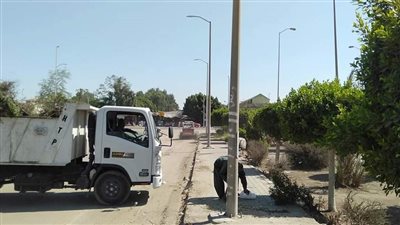 حملة نظافة مكبرة بسوق الجملة في أكتوبر| صور