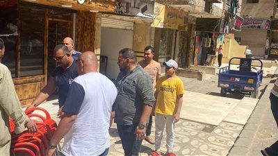 رفع الحواجز الأسمنتية و٦٠ مخالفة في حملة بالطالبية | صور