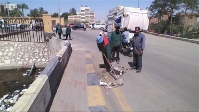 حملة تجريد وكنس بالممشى السياحي بالمريوطية للظهور بمظهر حضاري | صور