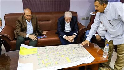 فودة يبحث مع رئيس جهاز التعمير تطوير حي السلام بأبو رديس