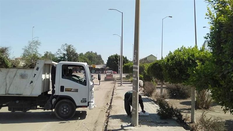 حملة نظافة بسوق الجملة
