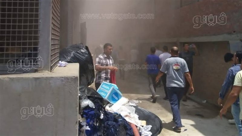 حريق مصنع العاشر
