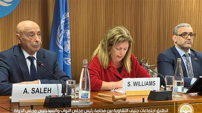 انطلاق الاجتماعات التشاورية بين رئيسي مجلسي النواب والدولة الليبيين في جنيف