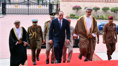 مصر وعمان تؤكدان أهمية الحوار ومعالجة الخلافات بالطرق السلمية لمختلف القضايا وعدم التدخل في الشئون الداخلية للغير