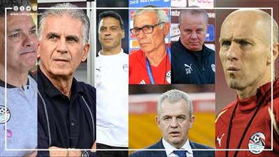 قبل إعلان المدرب الثامن.. 7 مدربين لمنتخب مصر في 11 عاما | إنفوجراف