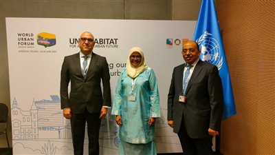 وزيرا الإسكان والتنمية المحلية يلتقيان مدير برنامج الأمم المتحدة للمستوطنات البشرية