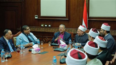 رئيس الإنجيلية يهنئ المفتي بعيد الأضحى: تلاحمكم مع قضايا الوطن يعكس الدور التوعوي 