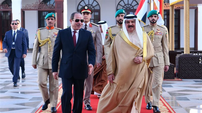 الرئيس السيسي وملك