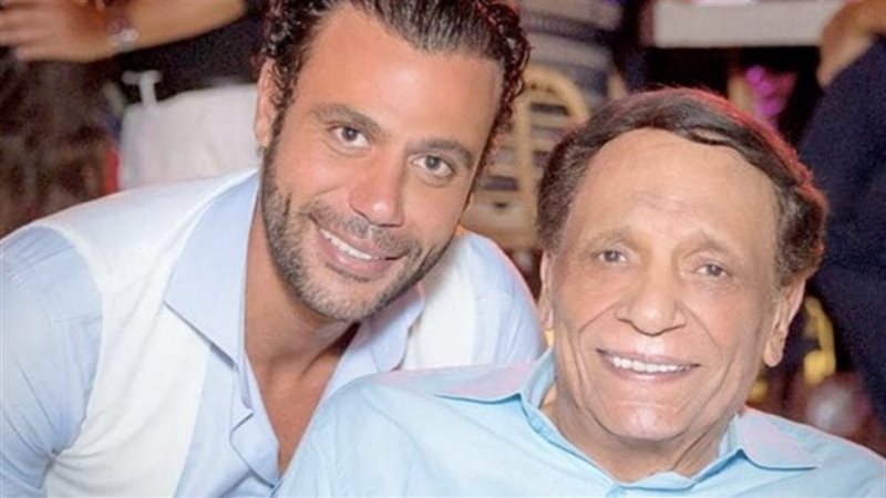 عادل إمام وابنه محمد