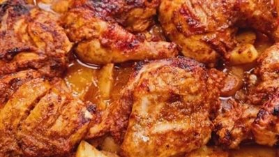 طريقة عمل صينية البطاطس بالفراخ على طريقة الجدات