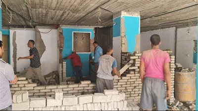 حملة إزالات مكبرة لمبان مخالفة بالعمرانية|صور