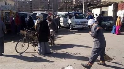 تكثيف الحملات علي مواقف الأجرة وطرق الفيوم السريعة 