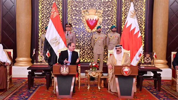 بدء القمة المصرية البحرينية بقصر الاتحادية