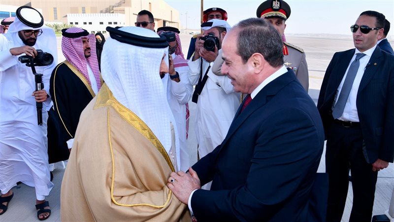 الرئيس السيسي وملك