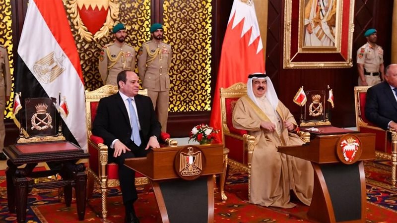 الرئيس السيسي وملك