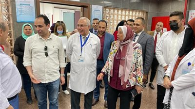 وفد صحة النواب يتفقد مستشفى النصر التخصصى للأطفال ببورسعيد 