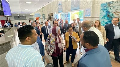 وفد برلماني يتفقد مستشفى دار صحة المرأة بحي المناخ ببورسعيد