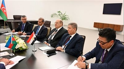 اجتماعات مكثفة لرئيس الشيوخ على هامش فعاليات مؤتمر باكو للشبكة البرلمانية