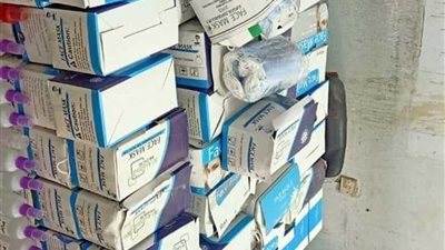 ضبط مخزن أدوية غير مرخص في بشتيل 