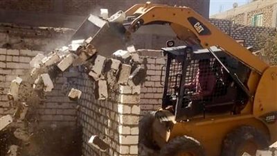 إزالة 6 حالات بناء مخالف في أطفيح