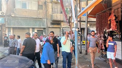 حملة على شوادر الجزارين غير المرخصة بحي وسط الإسكندرية | صور