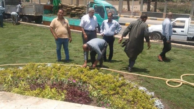 تجميل حديقة المثلث