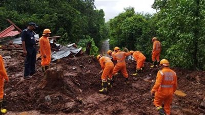 ارتفاع أعداد ضحايا انزلاق التربة في الهند لـ25 قتيلا